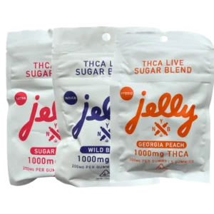 Jelly THC 1000mg Live Sugar Blend, 5ct bag