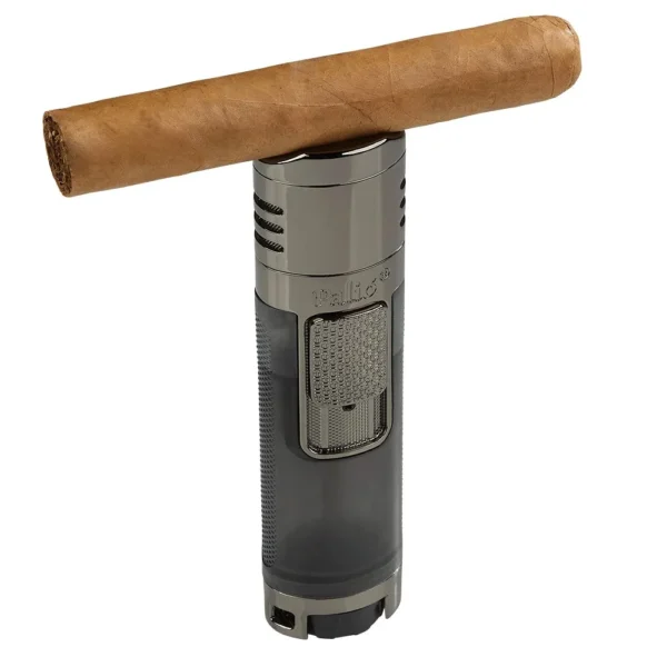 Palio Lighters - Veneto, Vertical Quad Jet lighter with Cigar-Stand cap - Image 2