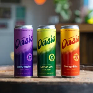 Herbal Oasis - 12oz Sparkling THC + CBG