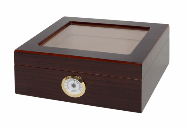 Humidor Supreme - Capri Glasstop (Mahogany)