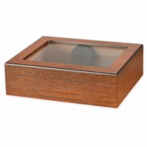 Humidor Supreme - Capri Glasstop (Walnut, Discontinued)