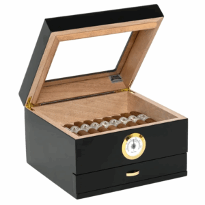 Humidor Supreme - Mini-Capri w/ Drawer (glasstop)