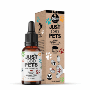 JustCBD Pets - Hemp Extract Oil, Bacon Flavor