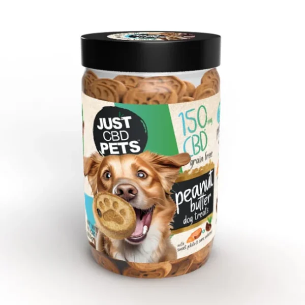 JustCBD Pets - CBD Dog Treats, Peanut Butter