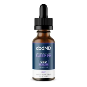 cbdMD Broad Spectrum Sleep Tincture - Mint (40mg)
