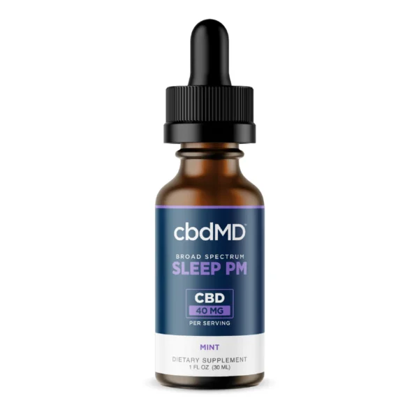 cbdMD Broad Spectrum Sleep Tincture - Mint (40mg)