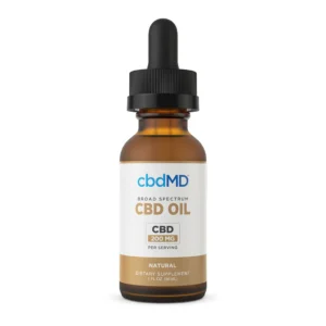 cbdMD Broad Spectrum Tincture - Natural & Berry